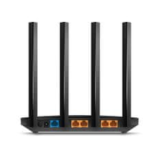 TP-LINK Dual-Band Wi-Fi Router, 4× Antennas, 1× Gigabit WAN Port + 4× Gigabit LAN Ports, USB 2.0 Port