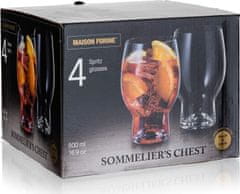 MAISON FORINE Sada sklenic na Aperol SOMMELIER'S CHEST 500 ml, 4 ks