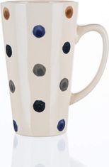 Banquet Hrnček keramický DOTS 450 ml, vysoký