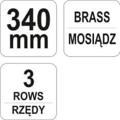 YATO Kefa drôtená ručná 340 mm mosadz