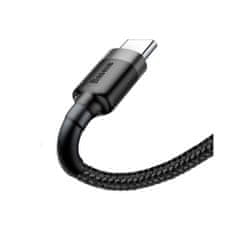 BASEUS Cafule USB-C 2m prepojovací kábel čierny