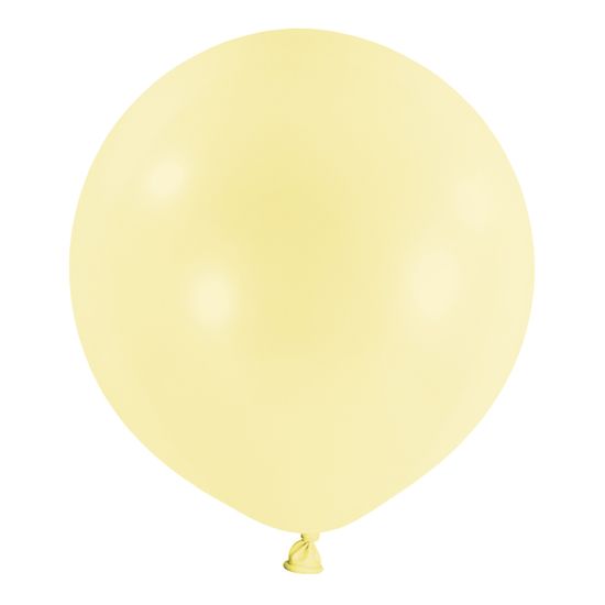 Amscan Guľaté balóny citrónovo žlté 4ks 61cm