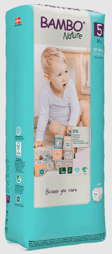 Bambo Nature 5 - Tall, 44 ks, pre 12-18 kg