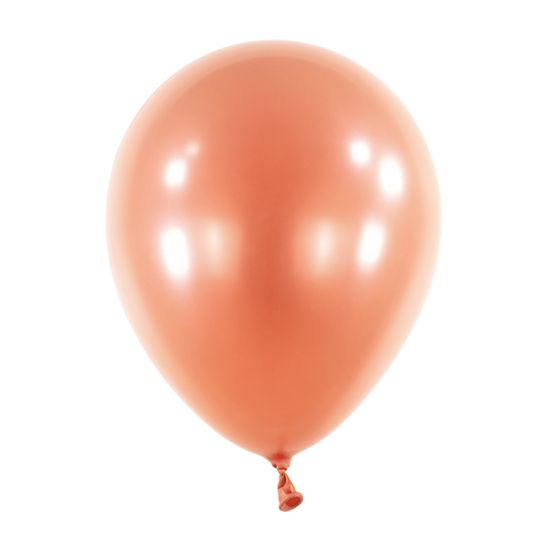 Amscan Balóny ružovo-zlaté perleťové 27,5cm 50ks