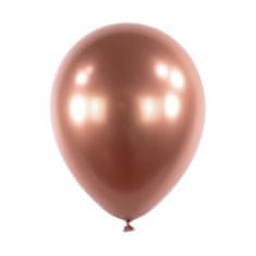 Amscan Balóny ružovo-zlaté saténové 27,5cm 50ks