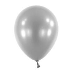 Amscan Balóny strieborné metalické 27,5cm 50ks