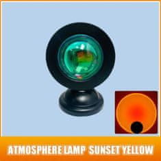 HOME & MARKER® Svetelná projekčná lampa imitujúca západ slnka (7 x 9 cm) | SOLARSIM