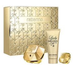 Paco Rabanne Lady Million – EDP 80 ml + telové mlieko 100 ml + EDP 5 ml