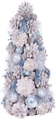 Strend Pro Stromček MagicHome Vianoce, prírodný, krémový, 47 cm