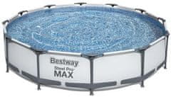 Bestway Bazén Bestway Steel Pro MAX, 56950, kartušová filtrácia, rebrík, plachta, 427x107 cm