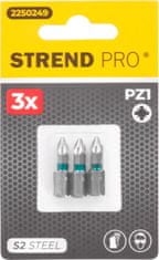 Strend Pro Bit Strend Pro Pozidriv, PZ 1, bal. 3 ks