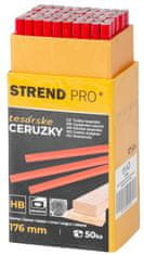 Strend Pro Ceruzka Strend Pro, tesárska, 176 mm, hranatá, čierna tuha, Sellbox 50 ks