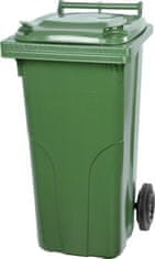 Strend Pro Nádoba MGB 120 lit., plast, zelená, HDPE, popolnica na odpad