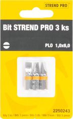 Strend Pro Bit Strend Pro Plochý 1x6, bal. 3 ks
