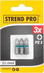 Strend Pro Bit Strend Pro Pozidriv, PZ 3, bal. 3 ks