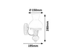Rabalux 7077 Petronel, interierové svietidlo
