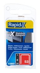 Rapid Spony RAPID 53, 8 mm, nerezové sponky do sponkovačky, bal. 1080 ks