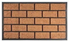 Strend Pro Rohožka MagicHome RBC 124, pred dvere, Brickwall, 45x75 cm, guma/kokos