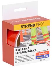 Strend Pro Páska Strend Pro, reflexná, samolepiaca, extra viditeľná, oranžová, 50 mm x 2 m