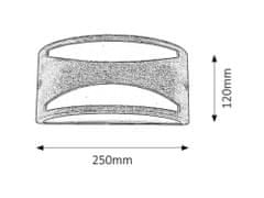 Rabalux MANHATTAN vonkajšie nástenné svietidlo 8510