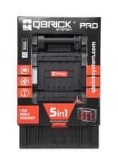 PATROL Box QBRICK System PRO Set 5v1 - Cart, Toolbox, Toolcase, Organizer 100 a Multi, 5 dielna sada boxov na náradie