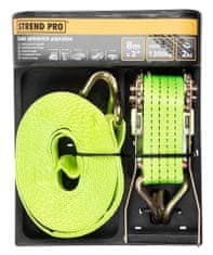 Strend Pro Popruh upínací Strend Pro TR-707, pás s račňou, 50 mm, L-8 m, max. 2600 kg