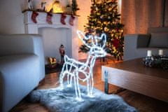 Strend Pro Dekorácia MagicHome Vianoce, Sob, 144x LED studená biela, 230V, exteriér, 59x27,50x64 cm