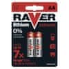 Raver Batéria RAVER FR6, líthiová batéria, bal. 2 ks, AA tužka