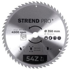 Strend Pro Kotúč Strend Pro TCT 350x3.6x30 mm 54Z, na drevo, pílový, SK plátky