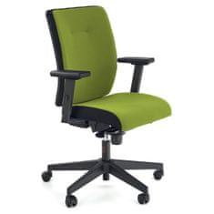 Halmar Kancelárska stolička s podrúčkami Pop - čierna / zelená