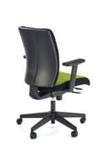 Halmar Kancelárska stolička s podrúčkami Pop - čierna / zelená