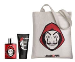 EP LINE La Casa De Papel - EDT 100 ml + sprchový gel 150 ml + taška