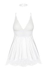 Beautynight Dámska erotická košieľka Eve chemise white, biela, S/M