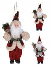 Koopman Vianočný stromček prívesok Santa Claus Vianočná dekorácia 20 cm 1ks