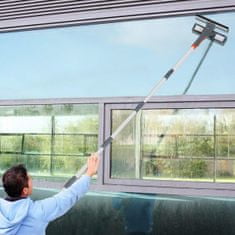 HOME & MARKER® Sada na umývanie okien s predlžovacou tyčou a rozprašovačom (predĺženie od 56 do 165 cm) | WINDCLEAN