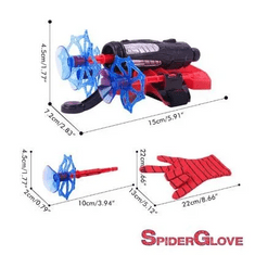 Sweetbuy Rukavice Spider Man Pavučina strieľačka〡SPIDERGLOVE