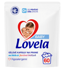 Lovela Baby gélové kapsule na pranie 60 ks