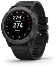 Garmin fenix 6X Sapphire, GrayDLC, Black Band