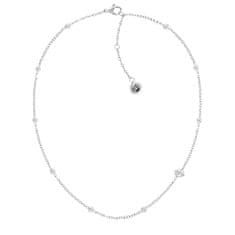 Tommy Hilfiger Slušivý oceľový náhrdelník pre ženy Metallic Orb 2780818