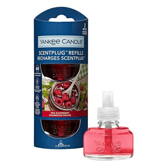 Yankee Candle náhradná náplň do zásuvky Red Raspberry (Červená malina) 2 ks