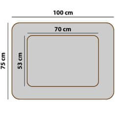 EDANTI Pelech Pre Psa Veľké L, Obojstranné, Dvojfarebné, Ekokoža, Demontovateľné, Pohovka, Matrac, Vankúš, Mat, Hnedá Čierna Rámovanie 100X75 Cm