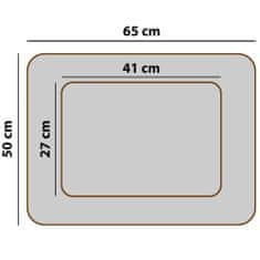 EDANTI Pelech Pre Psa S, Obojstranné, Dvojfarebné, Ekokoža, Demontovateľné, Pohovka, Matrac, Vankúš, Mat, Hnedá 65X50 Cm