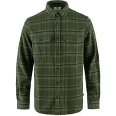 Fjällräven Övik Heavy Flannel Shirt M, tmavo zelená, xl