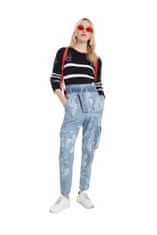 Desigual  Dámske nohavice ALBIWON DENIM TROUSERS