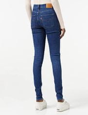 Levis  Dámske Rifle 720 High Rise Super skinny Granatowy Modrá 26/28