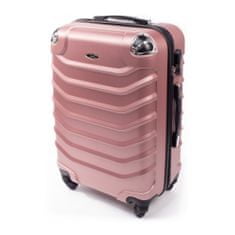 Rogal Ružový odolný cestovný kufor do lietadla "Premium" - veľ. M