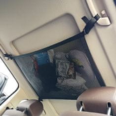 Techsuit Organizér do auta – Úložná sieť na strop do auta (78x53cm) – Čierna KP29216
