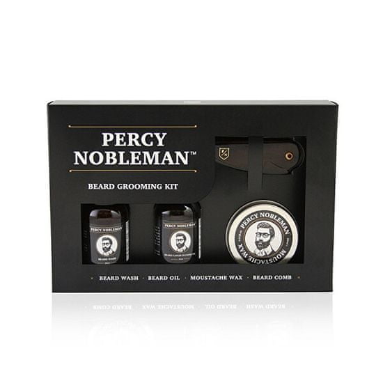 Percy Nobleman Darčeková sada starostlivosti o fúzy (Beard Grooming Kit)