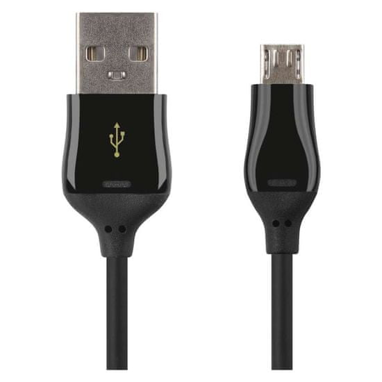 EMOS Nabíjací a dátový kábel USB-A 2.0 / micro USB-B 2.0, Quick Charge, 1 m, čierny