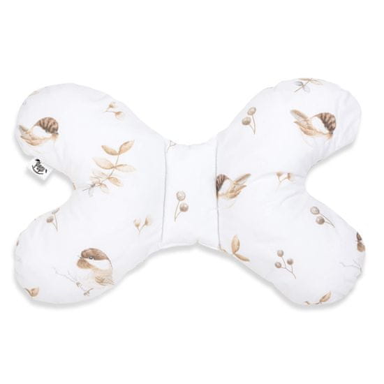 Pepi Poduszka motylek Lovely Bird z velvetem cappucino - MM-LOB-VC